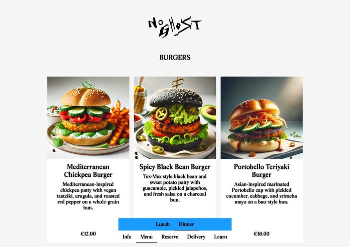 No Ghost website 4