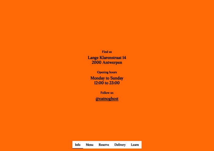 No Ghost website 6
