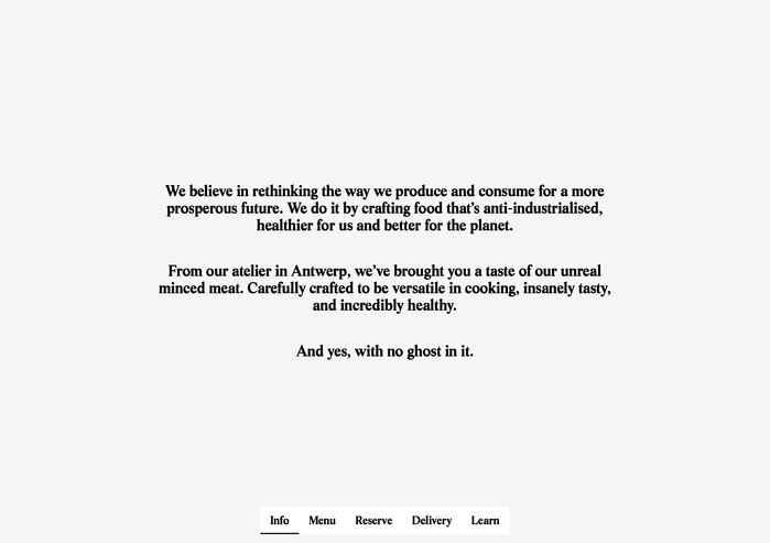 No Ghost website 7