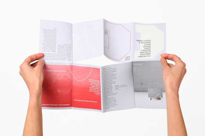 A Series of Suggestions #1 in collaboration with artist Kinga Jaszewska. Poster 1 unfolded.