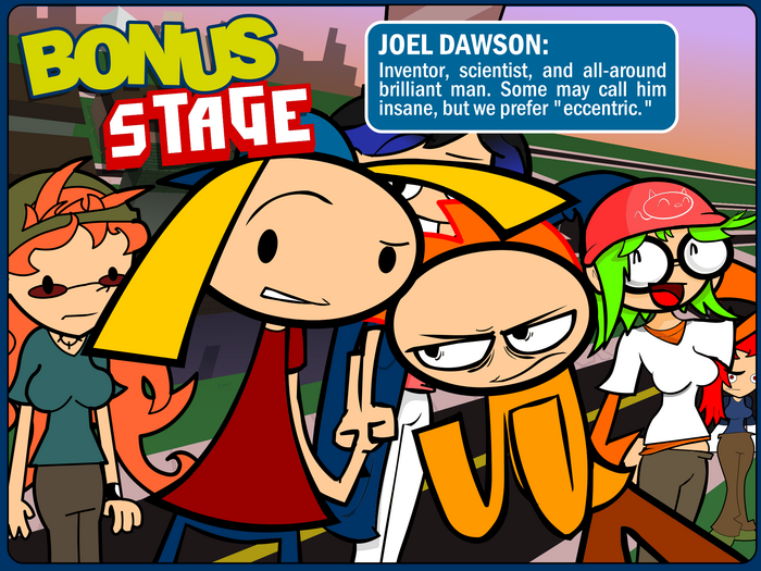 Main page during season 7, using the same fonts as the previous one for the character descriptions