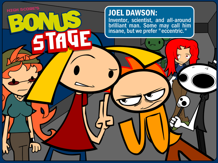 Main page during season 6, using ITC Franklin Gothic Demi Condensed and Medium Condensed for the character descriptions
