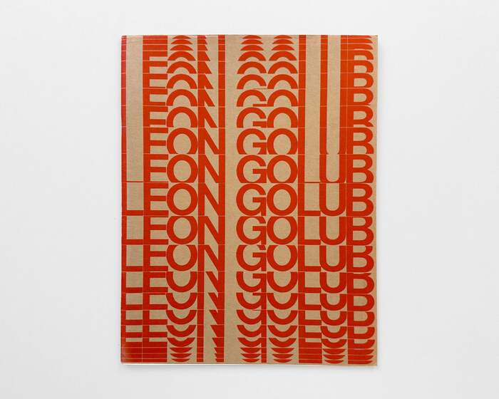 Leon Golub: Paintings catalog cover and poster 1