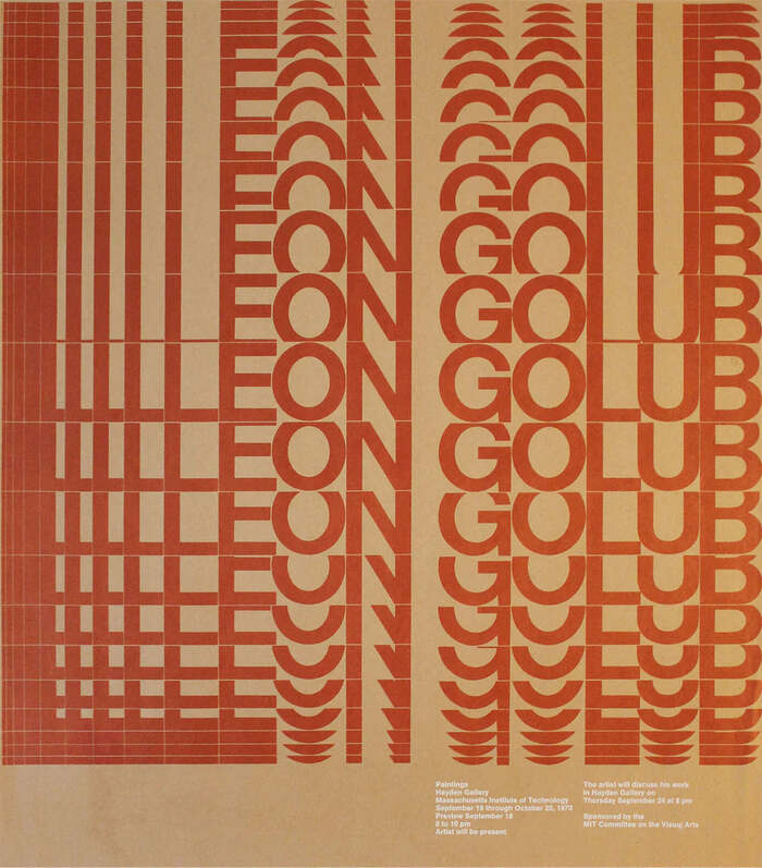 Leon Golub: Paintings catalog cover and poster 3