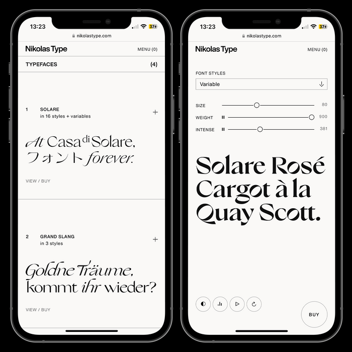 Nikolas Type website 3