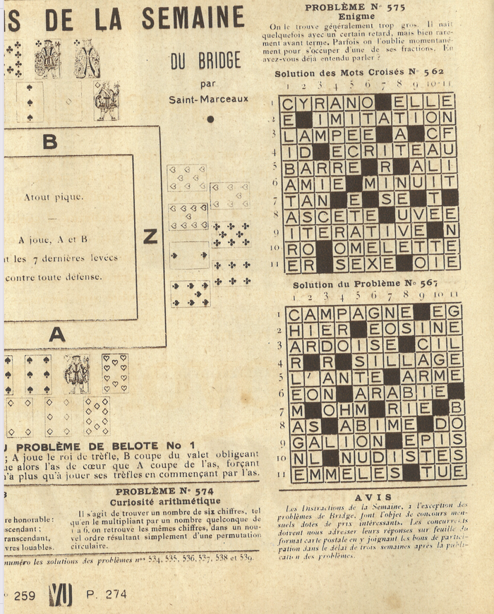 Detail from issue 259, March 1, 1933