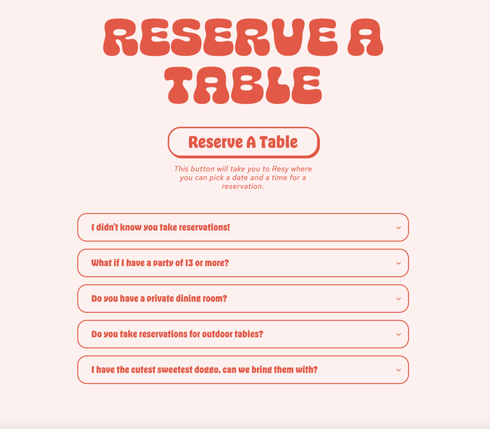 Talula’s Pizza website and brand refresh 5