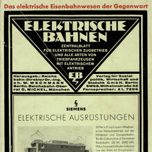 <cite>Elektrische Bahnen</cite>, “Das elektrische Eisenbahnwesen der Gegenwart” supplementary issue