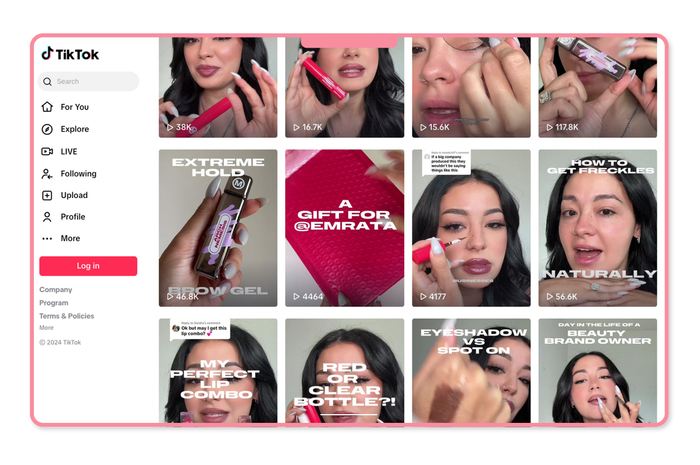 It’s always interesting when brand spend the effort using their chosen fonts for the captions or titles of their videos on social media instead of the default app fonts.