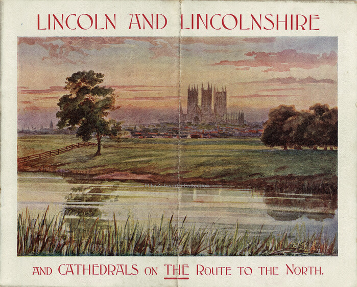 Lincoln and Lincolnshire and Cathedrals on the Route to the North tourist brochure