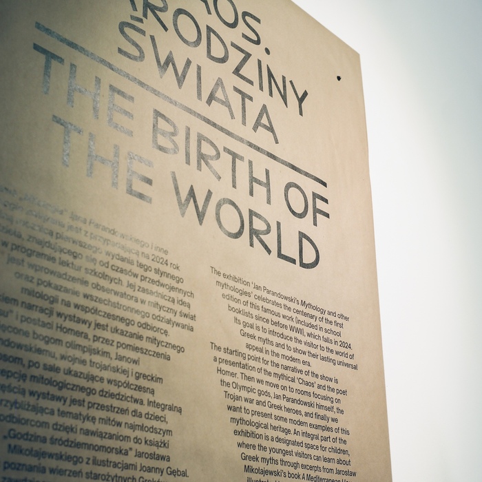 Jan Parandowski’s “Mythology” and other mythologies exhibition 1