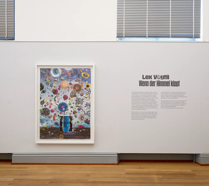 Wenn der Himmel kippt installation view at Kunstmuseum Solothurn