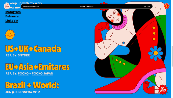 Jun Ioneda portfolio website 4