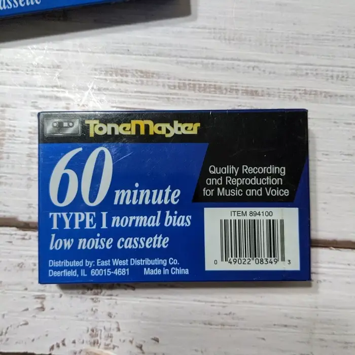 ToneMaster compact cassettes 4