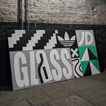 Glass × Adidas × JD Sports mural