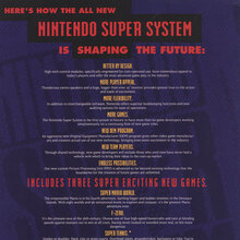 <cite>Nintendo Super System</cite> flyer
