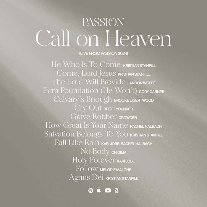 Passion band identity and album art 5