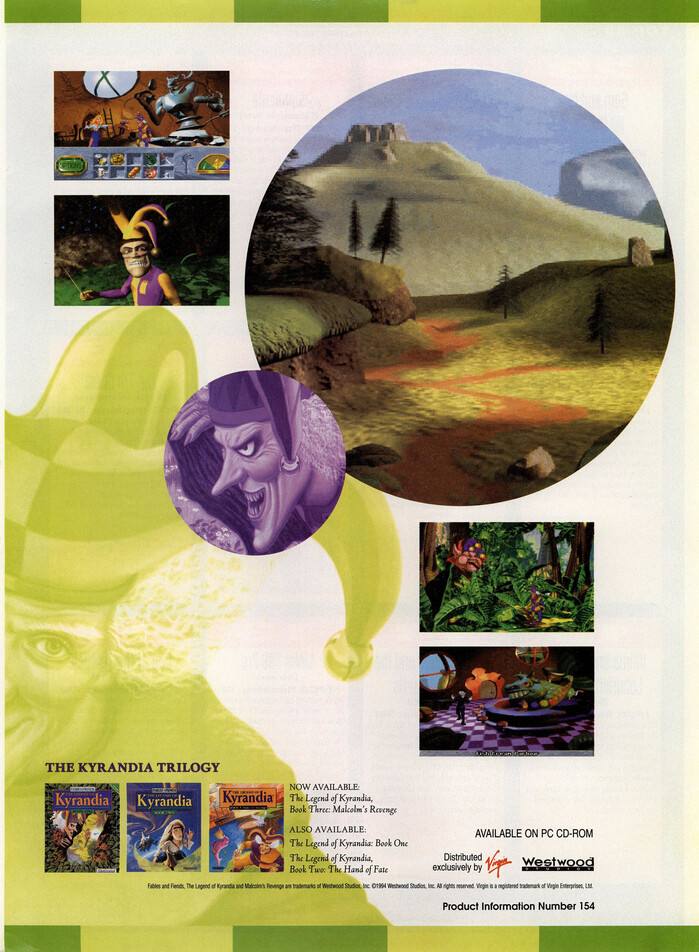 The Legend of Kyrandia: Malcolm’s Revenge magazine ad 2