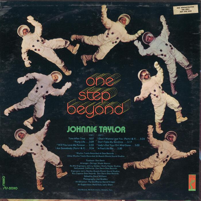 Johnnie Taylor – One Step Beyond album art 2