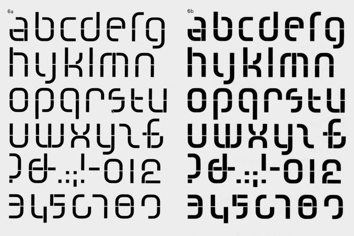 The two weights of Abracadabra as shown in the 1969 edition of Modern Publicity