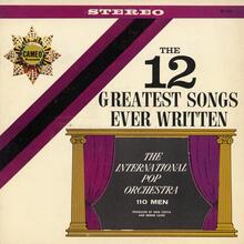 The International Pop Orchestra – <cite>The 12 Greatest Songs Ever Written</cite> album art