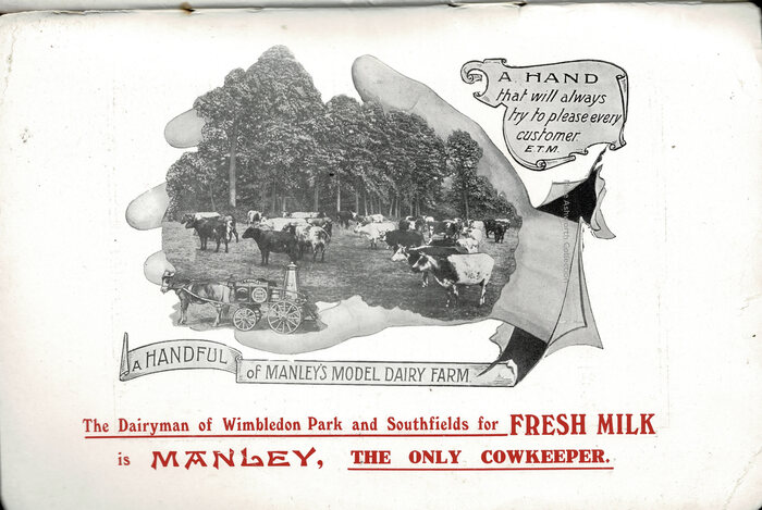“A hand that will always try to please every customer” advert