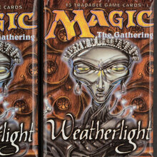 <cite>Magic: The Gathering – Weatherlight</cite> packaging and print ads