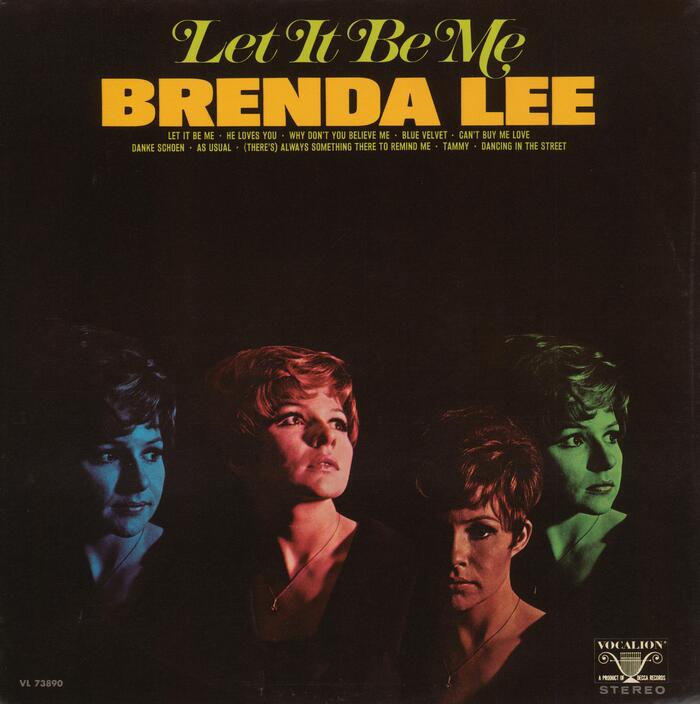Brenda Lee – Let It Be Me album art
