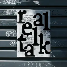 real talk lecture poster