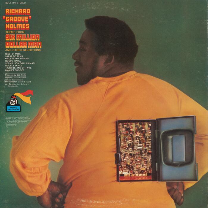 Richard “Groove” Holmes – Theme from Six Million Dollar Man and Other Selections album art 2