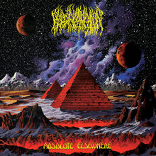 Blood Incantation – <cite>Absolute Elsewhere</cite> album cover, tour poster, promotional material