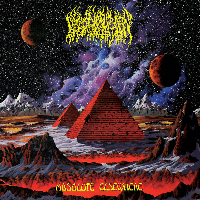 Blood Incantation – Absolute Elsewhere album cover, tour poster, promotional material 1