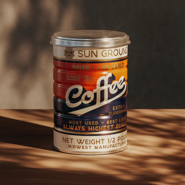 Roastar Sun Ground coffee tins 1