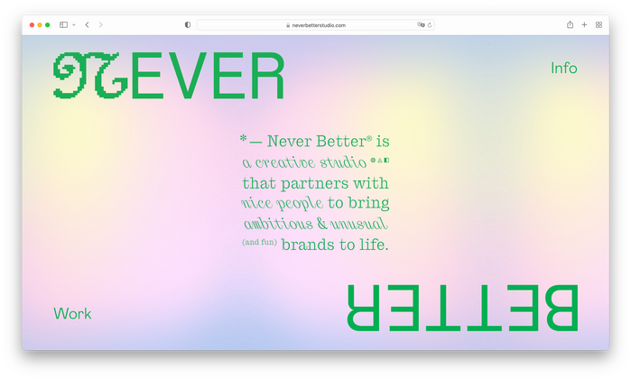 Never Better identity 1