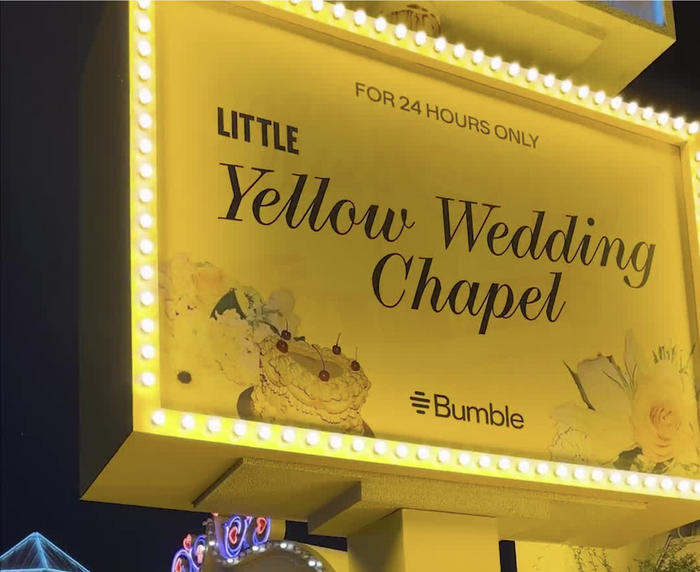 Bumble Little Yellow Wedding Chapel 6