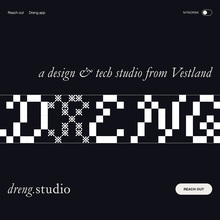 Dreng Studio website