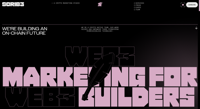 SCRIB3 website 2