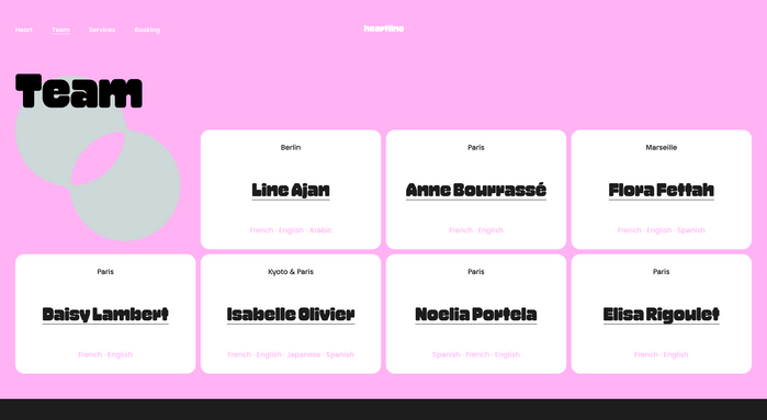 Heartline website 6