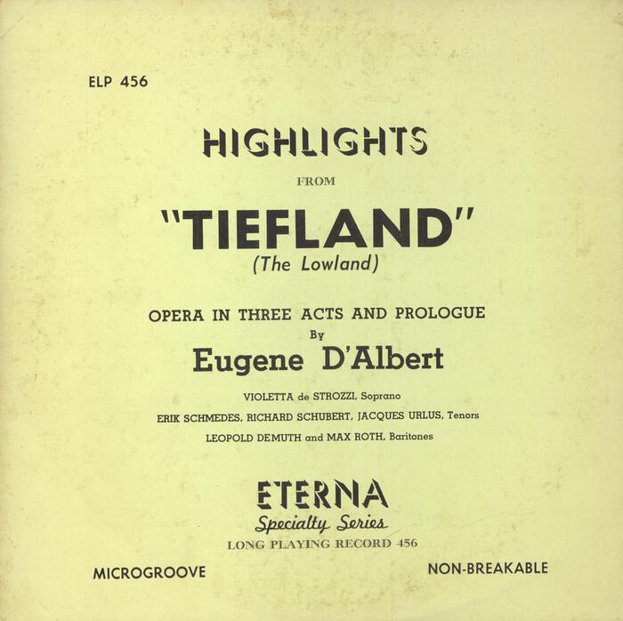 Highlights from “Tief‌land” album art