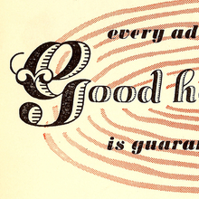 <cite>Good Housekeeping</cite> magazine ad <cite>Good Housekeeping</cite> magazine ad