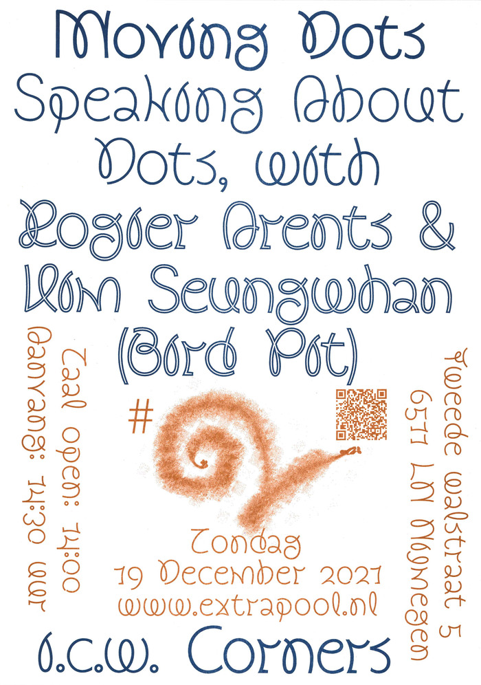 Poster for the launch event in Nijmegen, with the original date