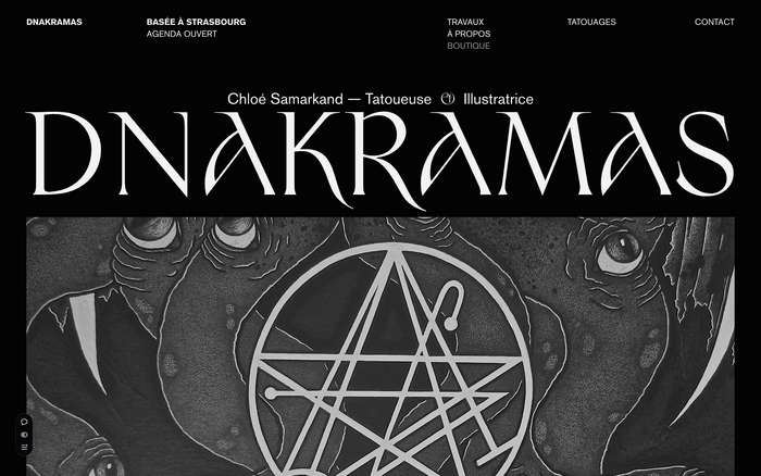 Dnakramas portfolio website 1