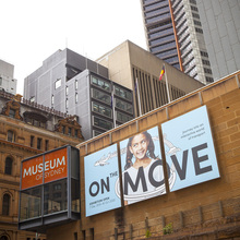 <cite>On the Move</cite> exhibit, Museum of Sydney