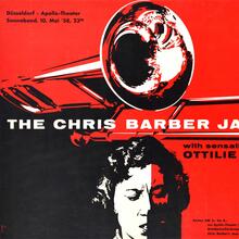 <span>The Chris Barber Jazz Band at <span><span>Apollo-Theater </span></span>concert poster</span>