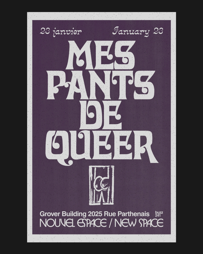 Mes Pants de Queer launch poster 2