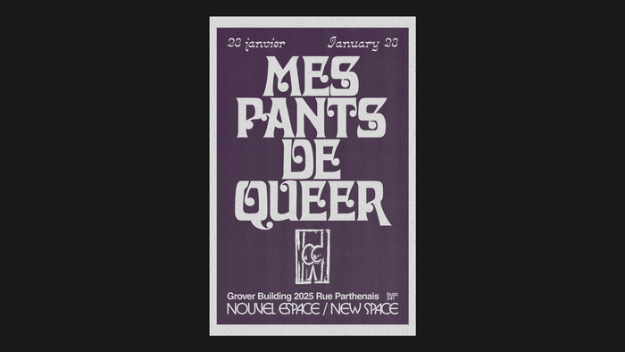 Mes Pants de Queer launch poster 1