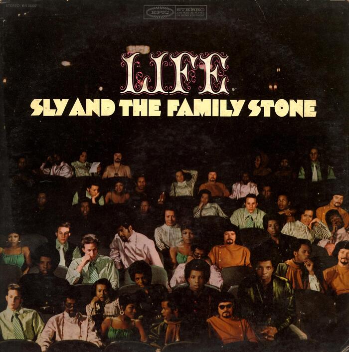 Sly and the Family Stone – Life album art and magazine ad 1