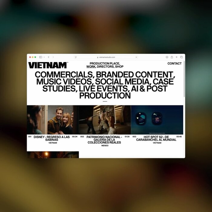 Vietnam Estudio portfolio website 3