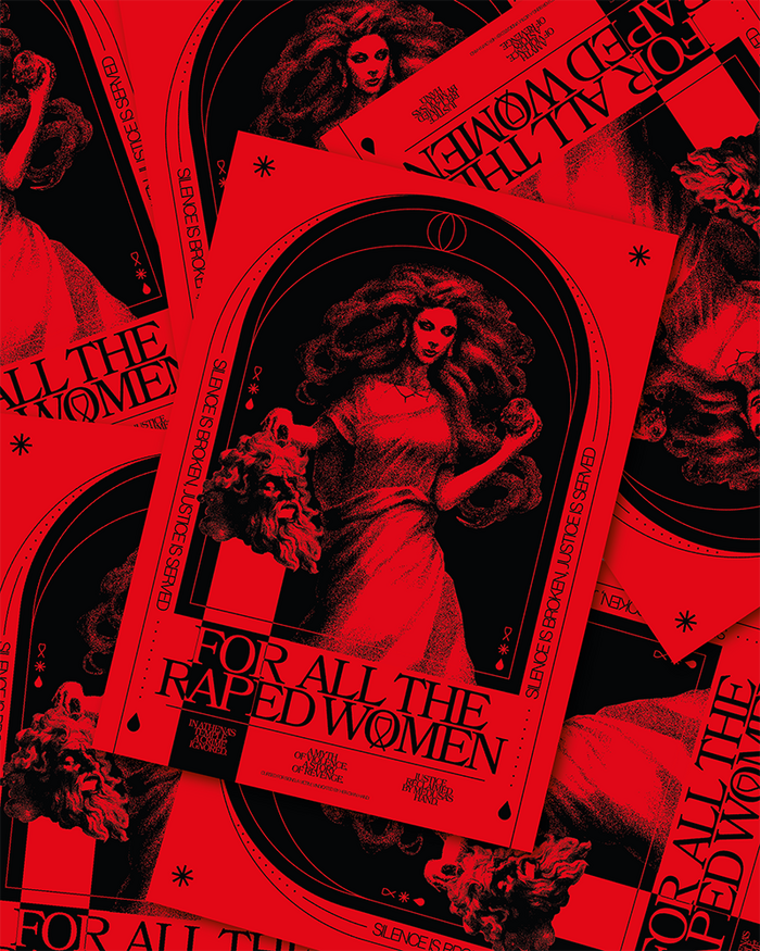“FOR ALL THE RAPED WOMEN” poster 5