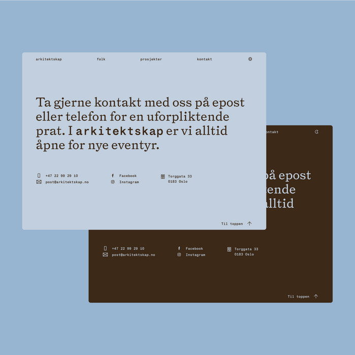 Arkitektskap 7